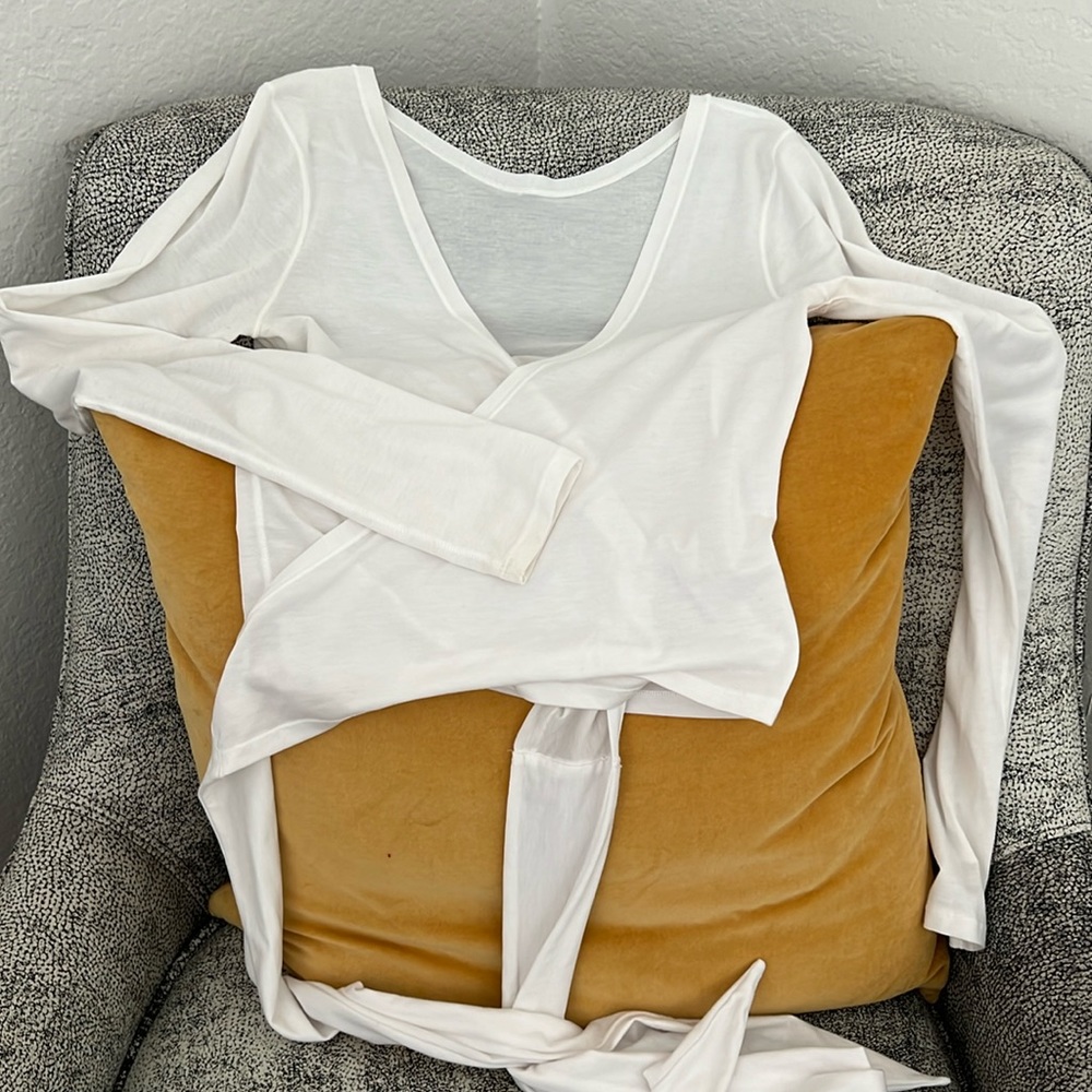 Wrap long sleeve lululemon top